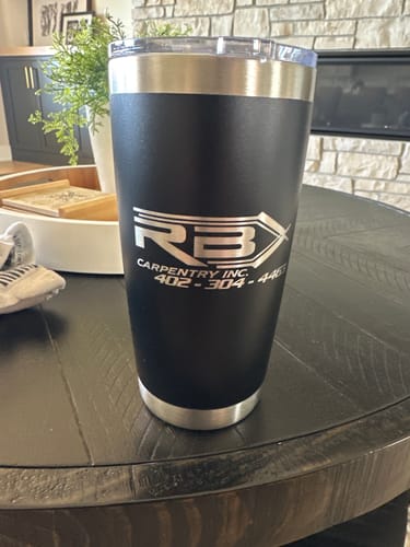 Customer photo review of (6 Pieces) Custom Laser Engraved - 20oz Tumblers