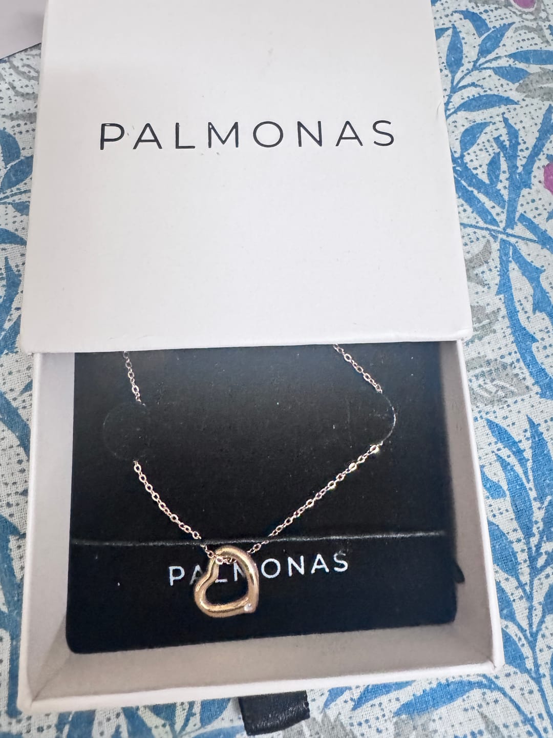 Customer photo review of Heart Pendant Necklace