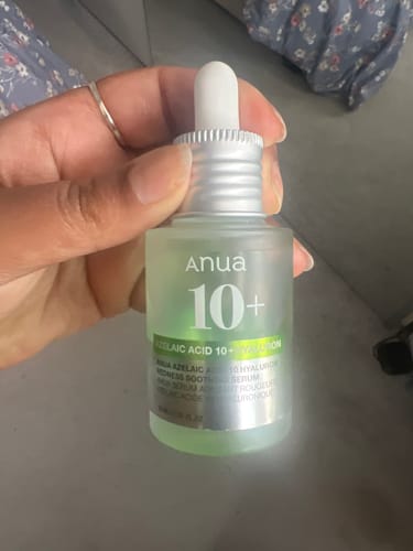Customer photo review of [Anua] Azelaic Acid 10 Hyaluron Redness Soothing Serum 30ml
