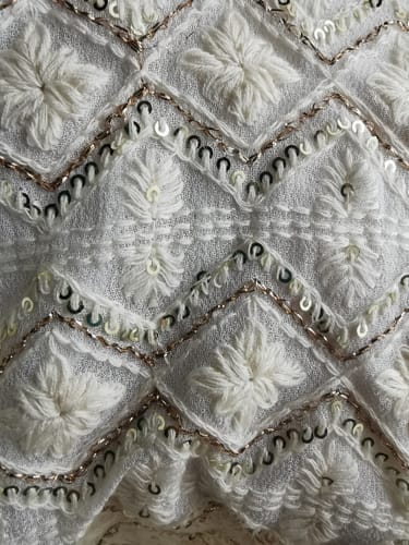 Customer photo review of Chikankari Sparkle Fiesta Mirror Embroidered Outfit