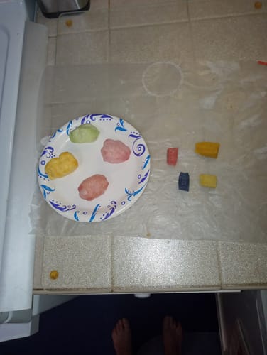 Customer photo review of Mix Flavored (Strawberry, Banana, Pumpkin, & Mint): a Pack of 4 Sticks