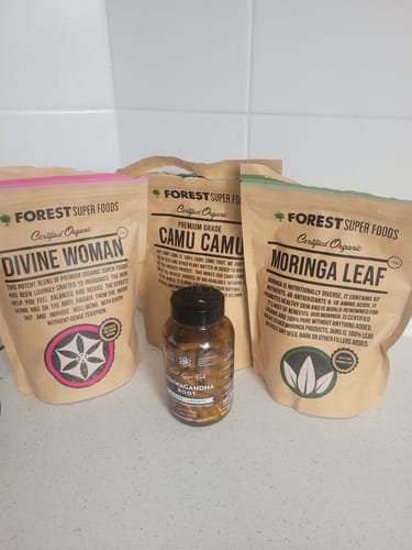 Customer photo review of Organic Ashwagandha Capsules
