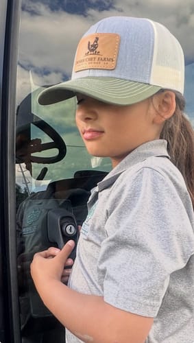 Customer photo review of Richardson 112 Custom Leather Patch Hat