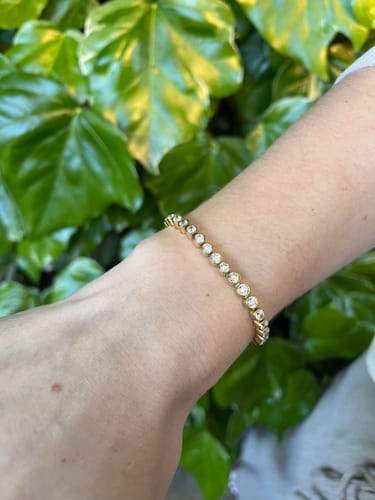 Customer photo review of Sienna Tennis Bracelet