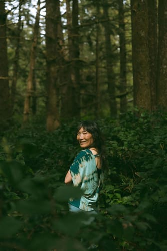 Customer photo review of Love Tee - Shibori