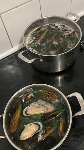 Customer photo review of Live Greenshell Mussels