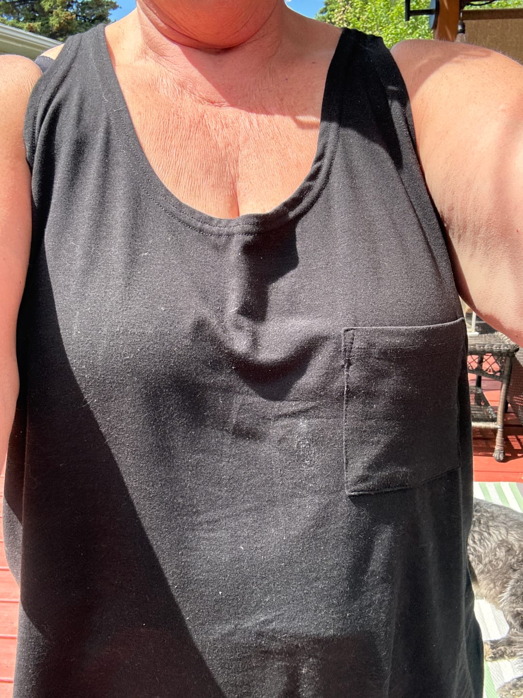 Customer photo review of *Pre-Sale* Flowy Pocket Tank