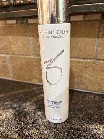 Customer photo review of ZO Calming Toner pH Balancer