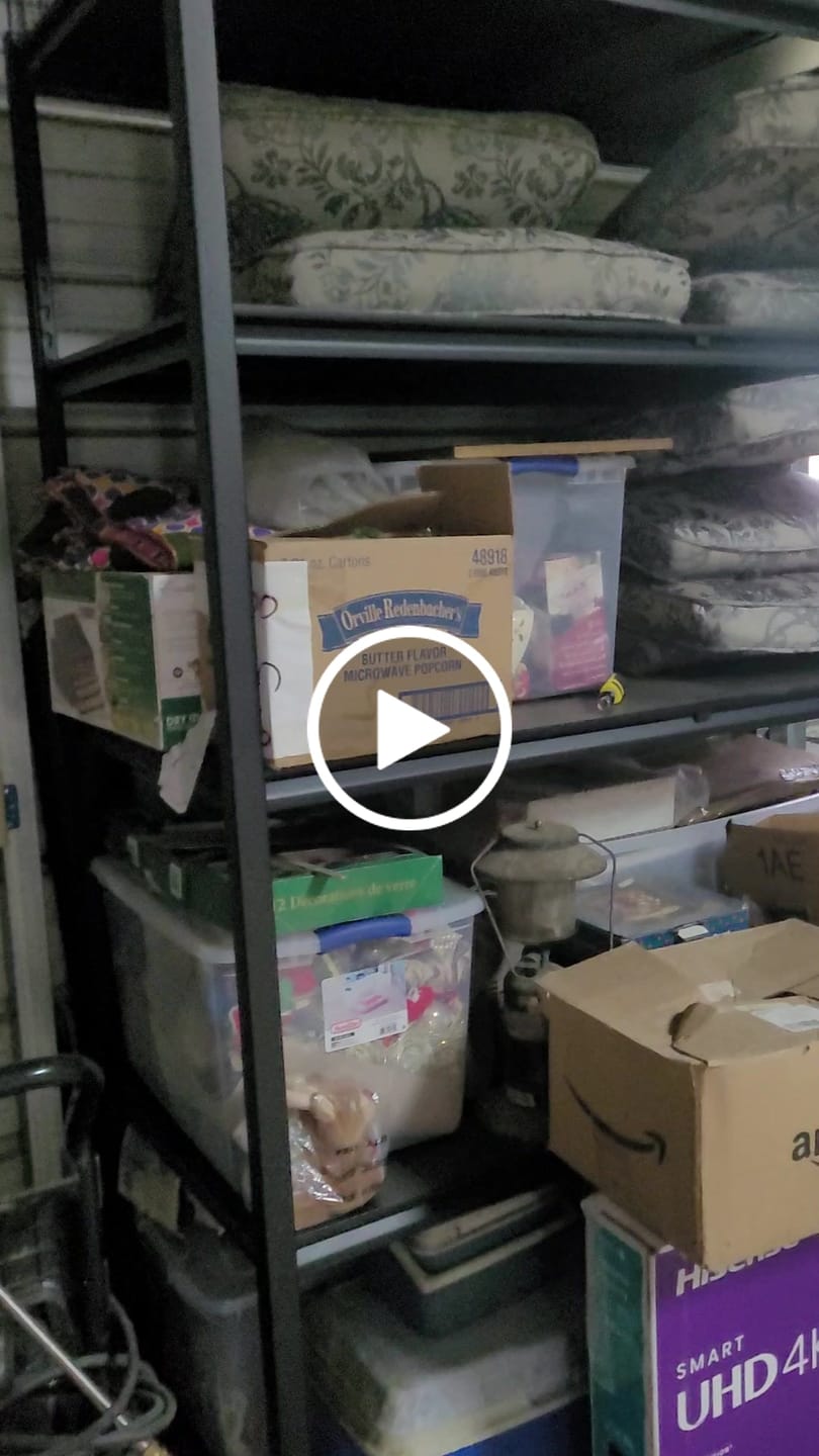 Customer video review of REIBII 6-Tier 55" W Heavy Duty Industrial Garage Shelving, Adjustable Metal Storage Shelving Units, For Basement&Warehouse