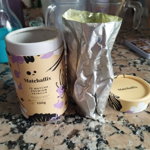 Customer photo review of Té Matcha Premium Vainilla
