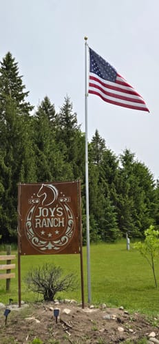 Customer photo review of Ultra Heavy Duty American Flag - 2-ply Polyester - Made In USA