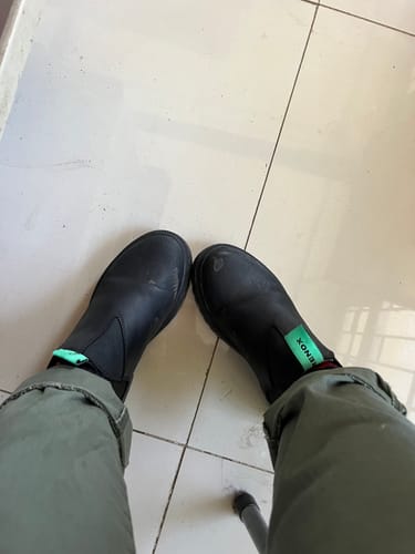 Customer photo review of Botín Original 2.0 Negro Menta Mujer