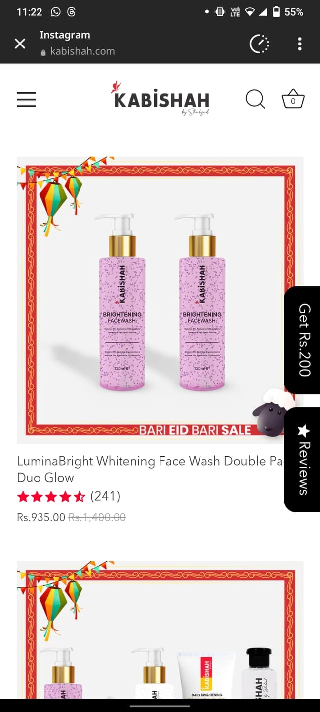 Customer photo review of Hair Care Bundle: Argan Oil Hair Serum + Shampoo