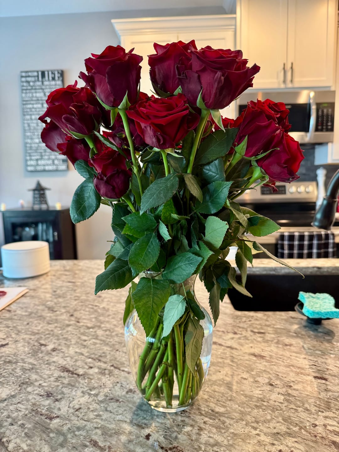 Customer photo review of Black Magic Red Rose