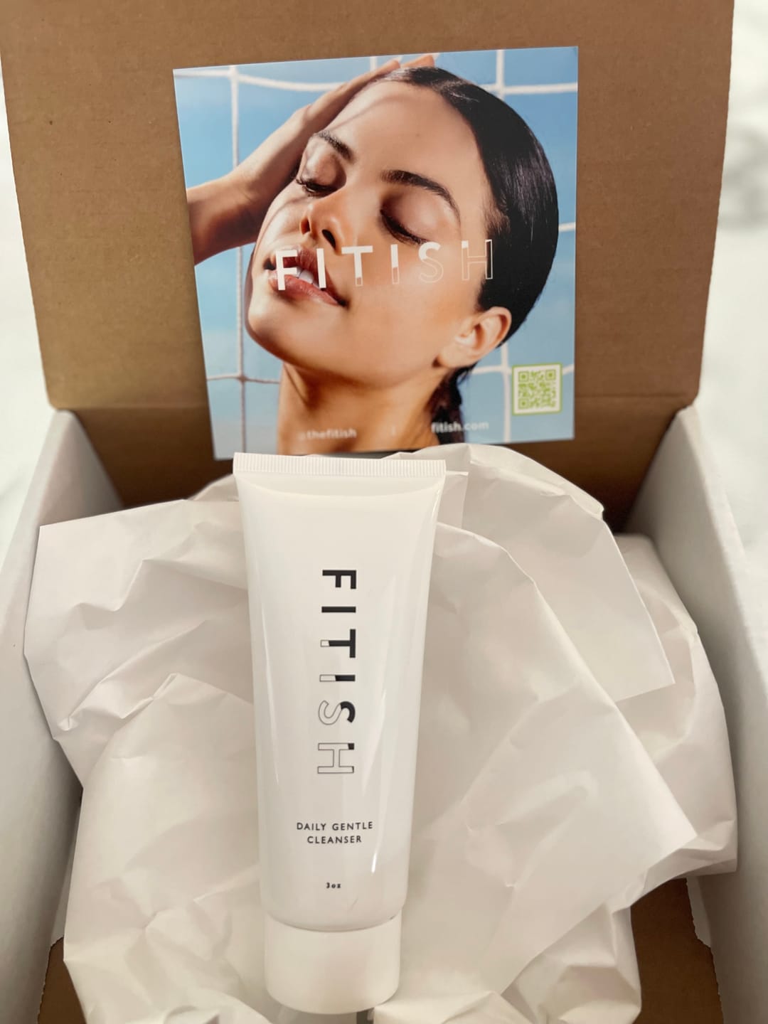 Customer photo review of Gentle Face Cleanser