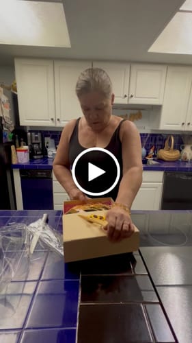 Customer video review of Dolly® Personalized Crochet Doll with Photo Card