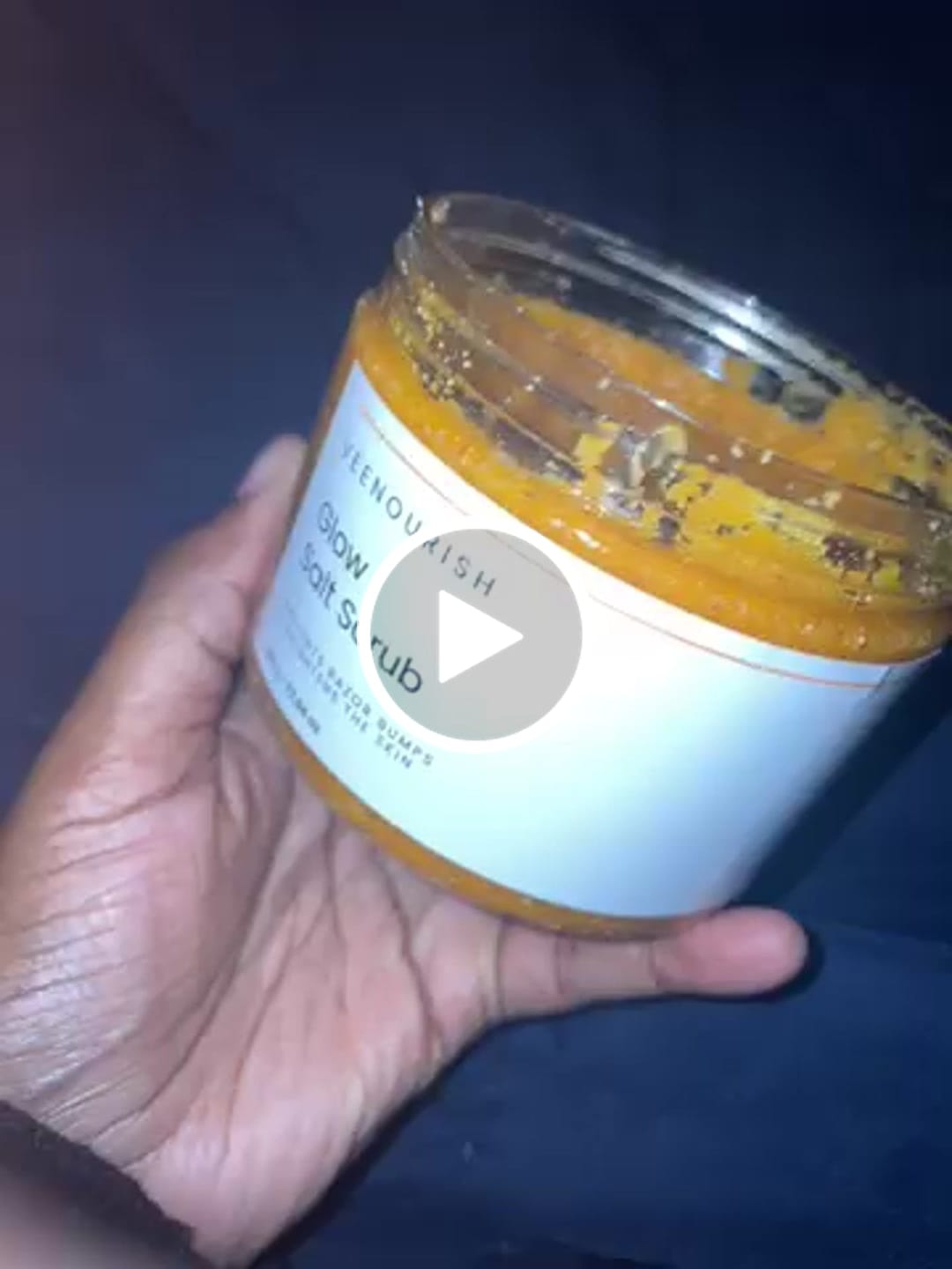 Customer video review of Glow Salt Scrub