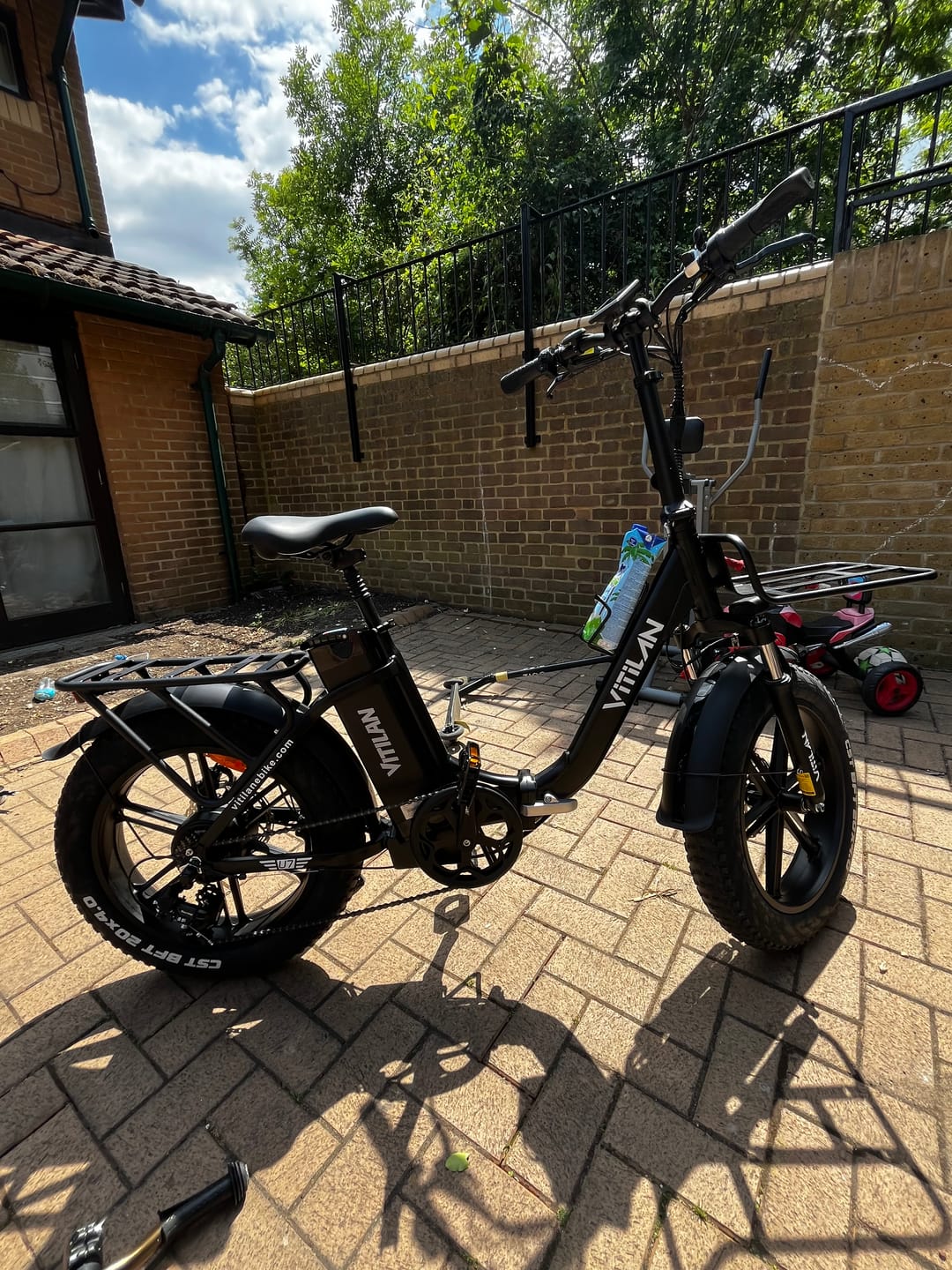 Customer photo review of U7 Step-thru Foldable Fat Tire Electric Bike