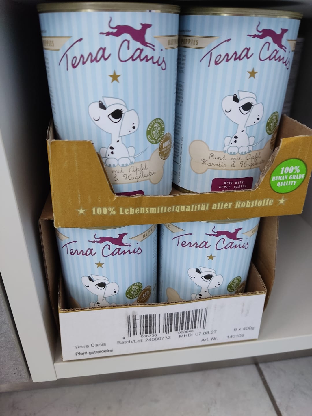 Customer photo review of Terra Canis Puppy 200g
