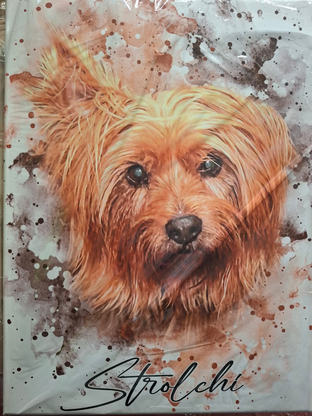 Customer photo review of Tierisches Wasserfarben Portrait