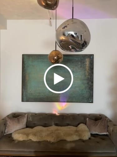 Customer review photo for Colorful Painting #CA009