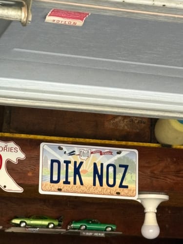 Customer photo review of Ohio 2022 Metal License Plate