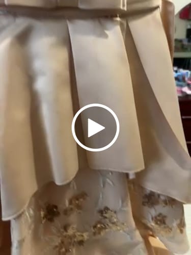 Customer video review of Girl Formal Dresses Baby Girl Flower Bow Fluffy Birthday Party Dress Girls Pageant Dresses