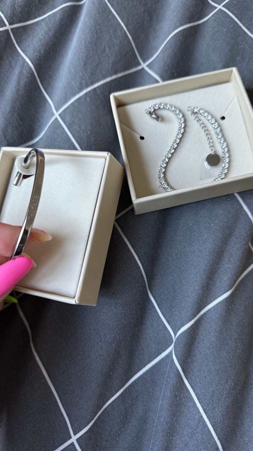 Customer photo review of Ava Silver Bracelet