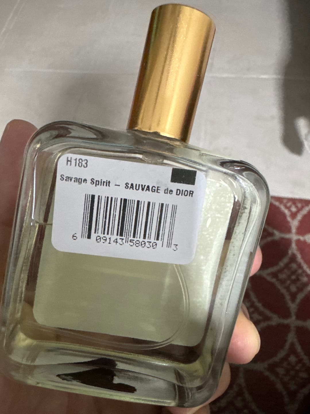 Customer photo review of Savage Spirit - Inspirado en SAUVAGE de DIOR 100ml-