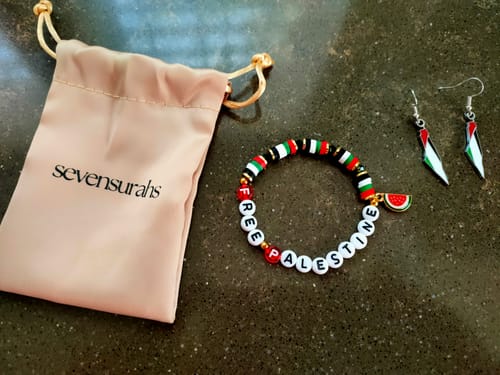 Customer photo review of Palestine Freedom Bracelet