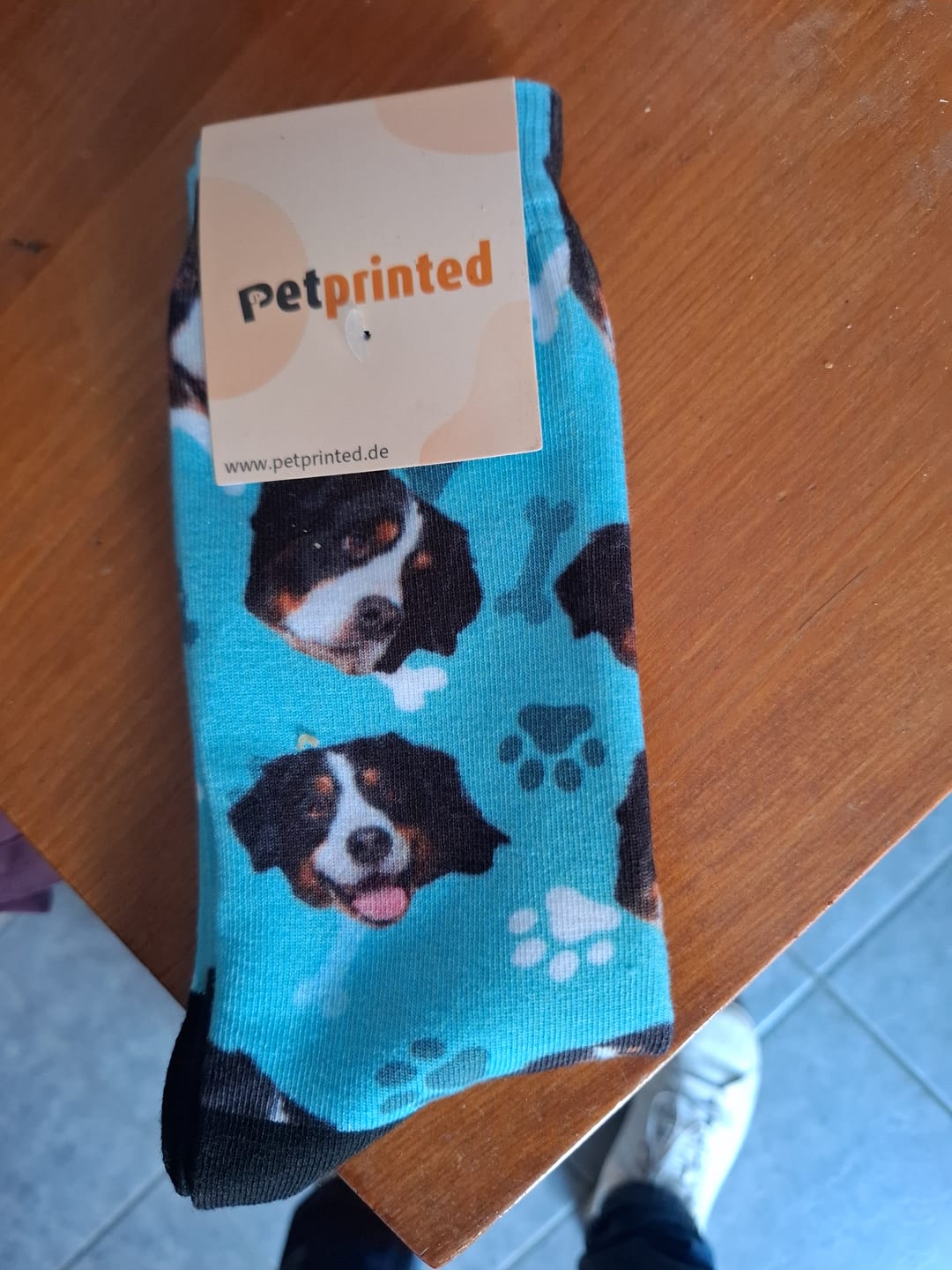 Customer photo review of Votre photo - Chaussettes personnalisées