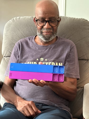 Customer photo review of Weekly AM-PM Vitamin Case 2.0