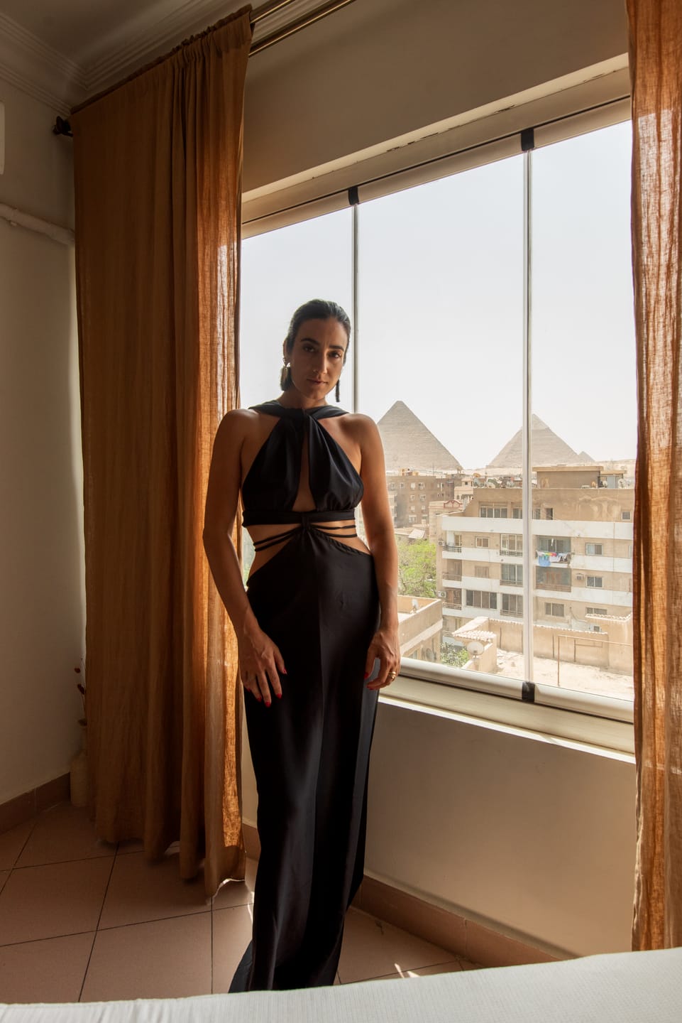 Customer photo review of Attachable Skirt to Dress - Satin