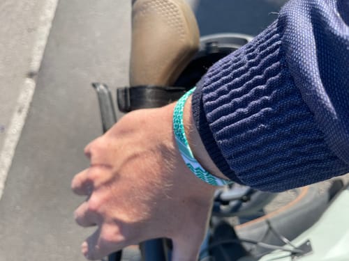 Customer photo review of Keffiyeh Bracelet