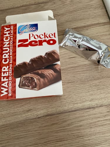 Customer photo review of Wafer croccante con crema nocciola Pocket ZERO
