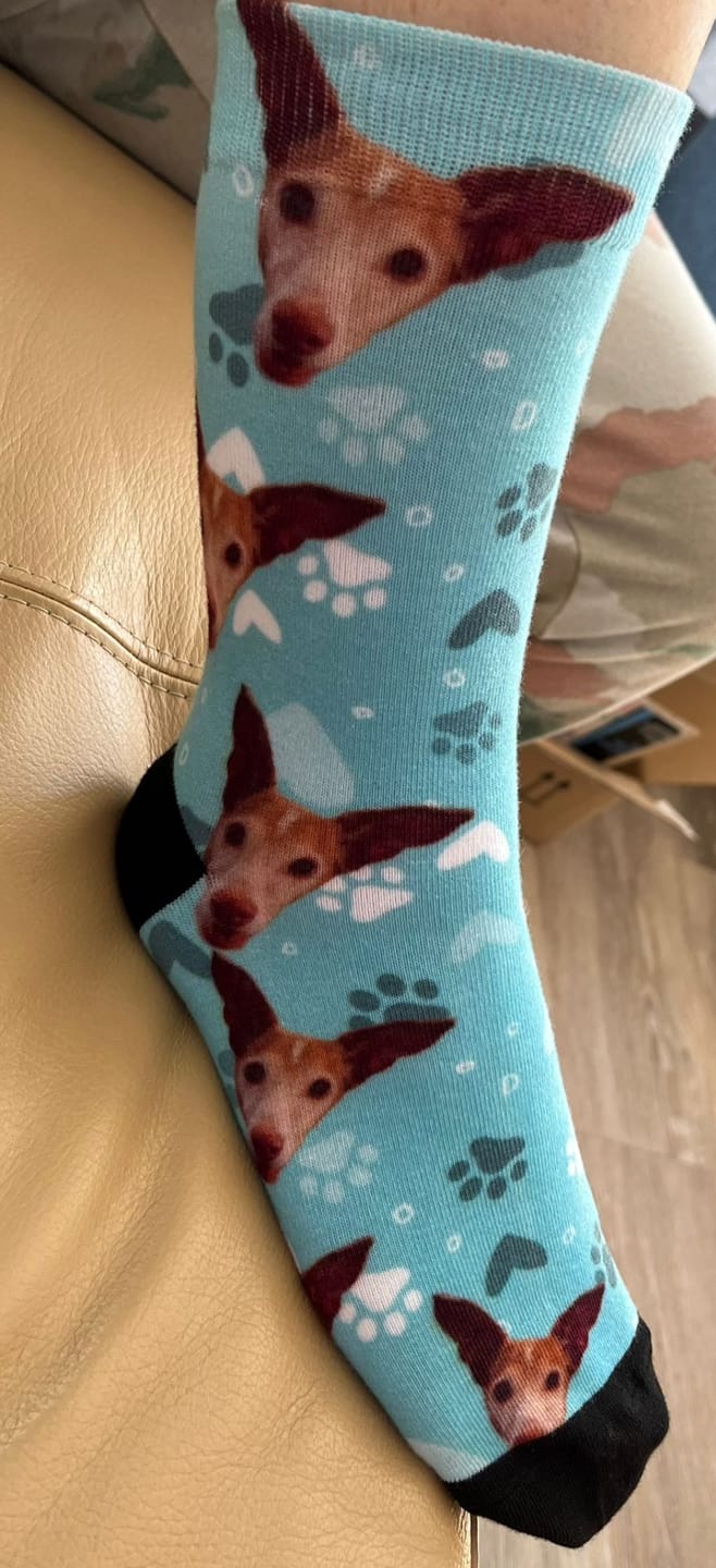 Customer photo review of Dein Foto - Individuelle Socken