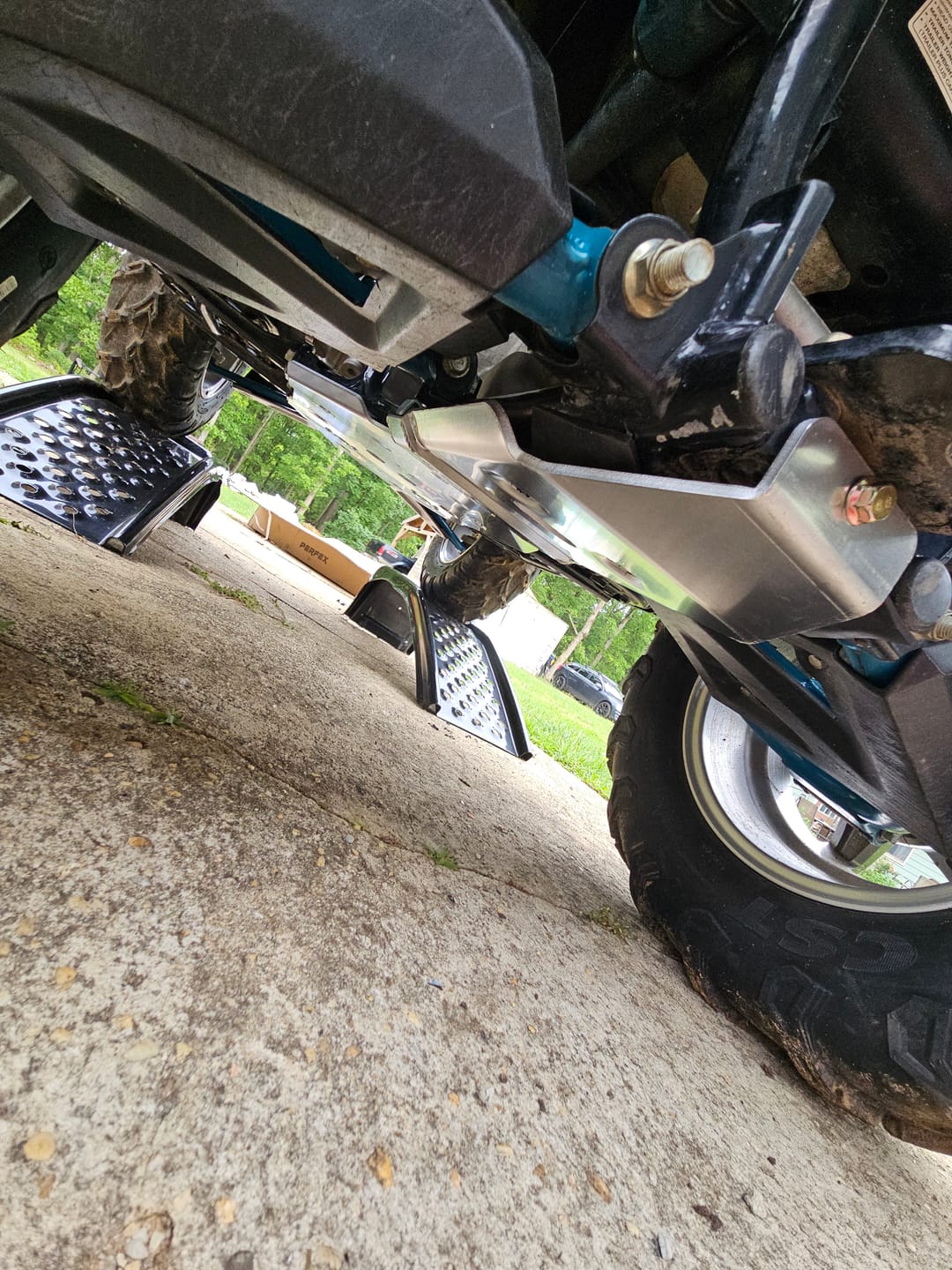 Customer photo review of Full Frame Skid Plate Kit — Kawasaki Brute Force 650/750 (2008+)