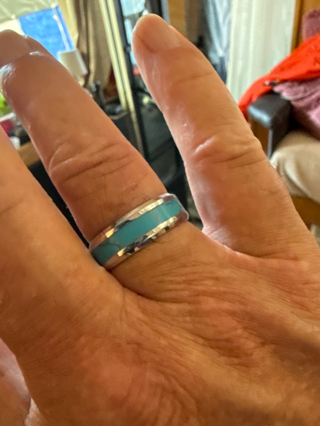Customer photo review of TURQUOISE BAND.