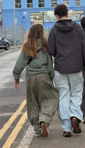 Customer photo review of American Curved Blade Jeans