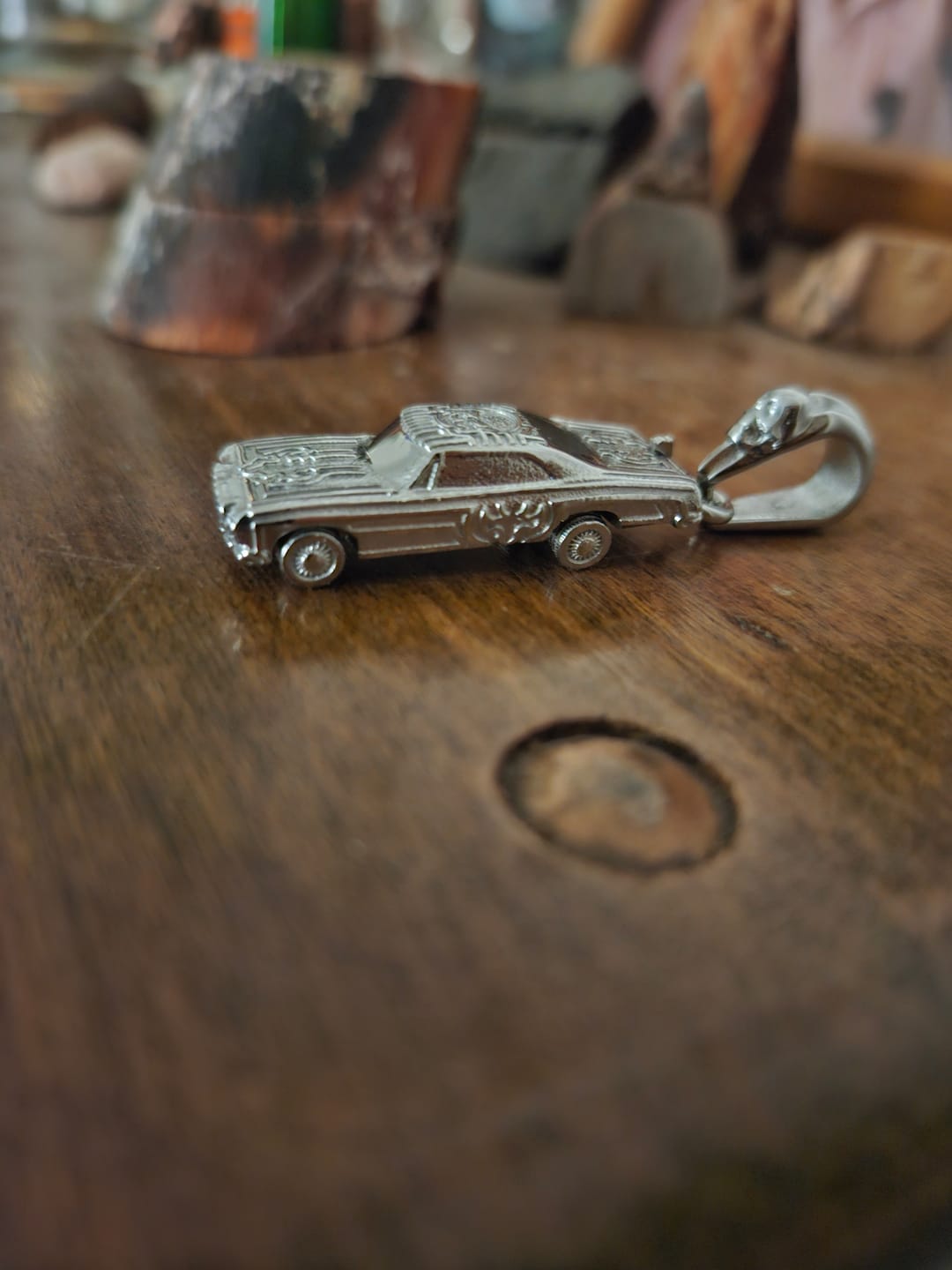 Customer photo review of LOWRIDER PENDANT