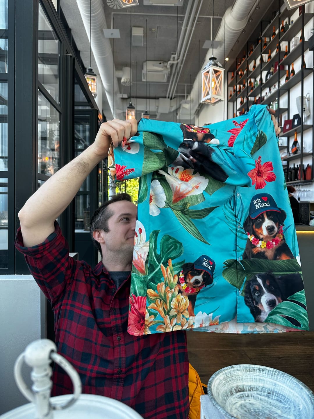 Customer photo review of Dein Foto - Individuelles Hawaiihemd