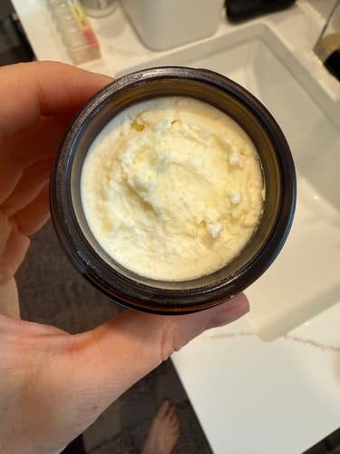 Customer photo review of Lavender Whipped Tallow Cream