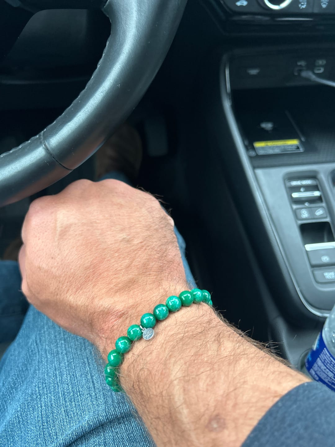 Customer photo review of Green Jade Bracelet