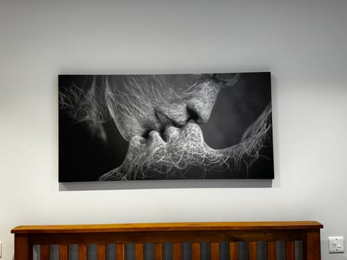 Customer photo review of LOVERS LEFT ALONE CANVAS