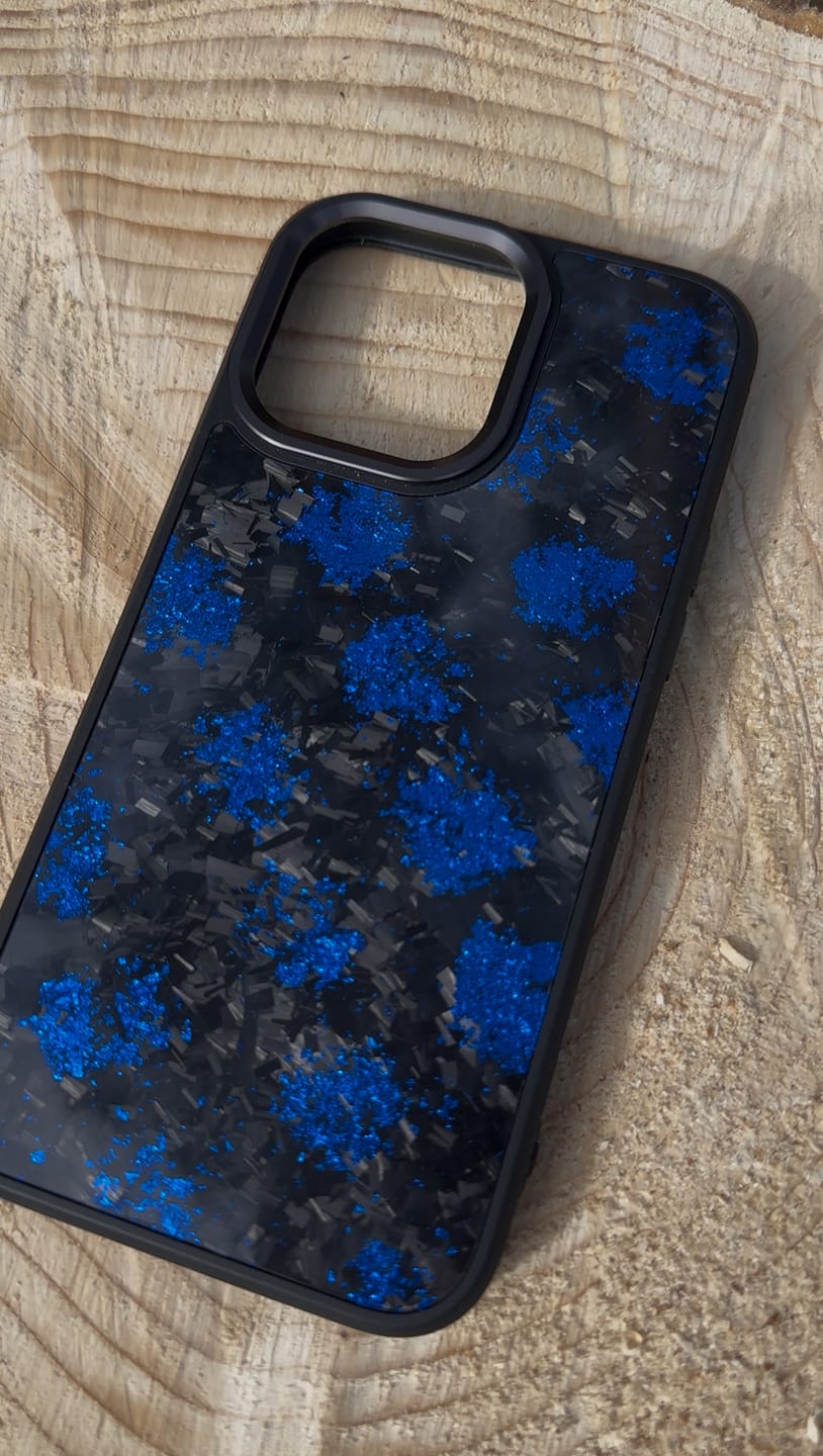 Customer photo review of Forged Carbon Blue