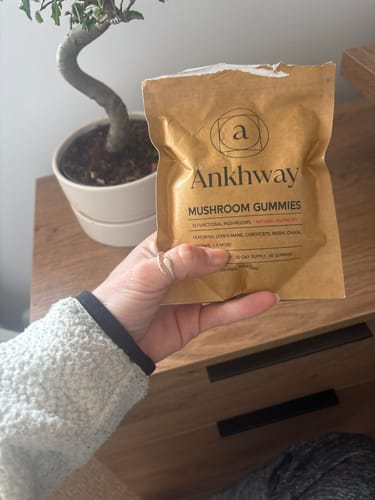 Customer photo review of 2-Month Mushroom Gummies