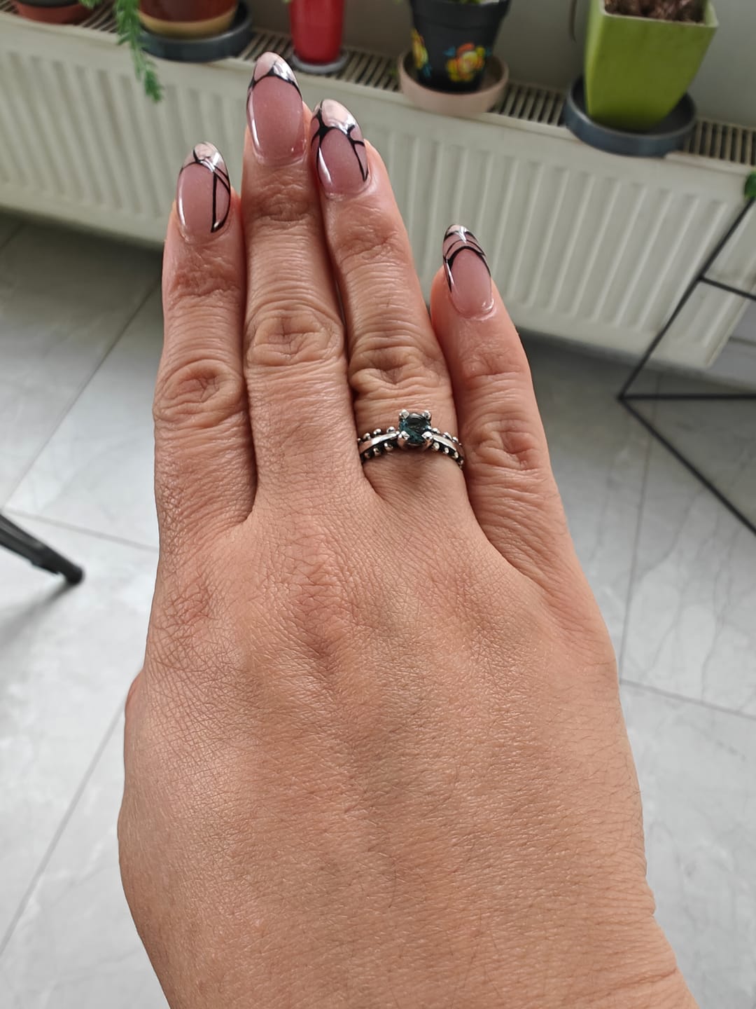Customer photo review of Anillo Flo Pituco / Piedra a elección