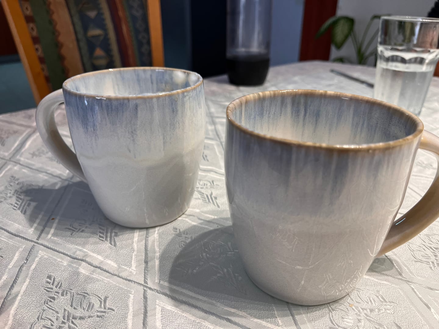 Customer photo review of מאג עם ידית | כחול לבן