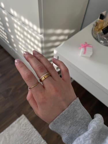 Customer photo review of Shine Ring | 18K vergoldet