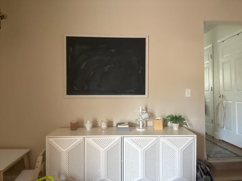 Customer photo review of Flycity 70 Inch Sideboard Buffet Cabinet with Storage for Entryway